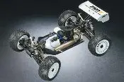 A remote controlled car is shown in this picture.
